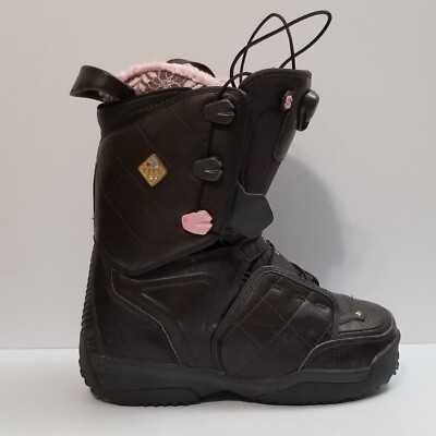 Salomon Lily Focus Dual Boa Women's Snowboard Boots Size US 7 EUC