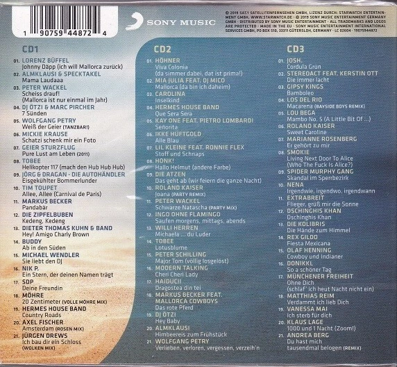 DIE HIT-GIGANTEN - MALLORCA HITS / VARIOUS ARTISTS * NEW 3CD DIGIPAK 2019 * NEU - Bild 2 von 2