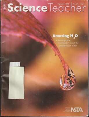 2002 The SCIENCE TEACHER Magazine Chemistry, Amazing Water, Exploration, Space