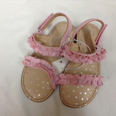 Cat&Jack Pink Irisa Slide Sandals Girls Size 9