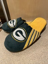 NFL Green Bay Packers Men's Slide Slippers, Size XL 13/14 NWT