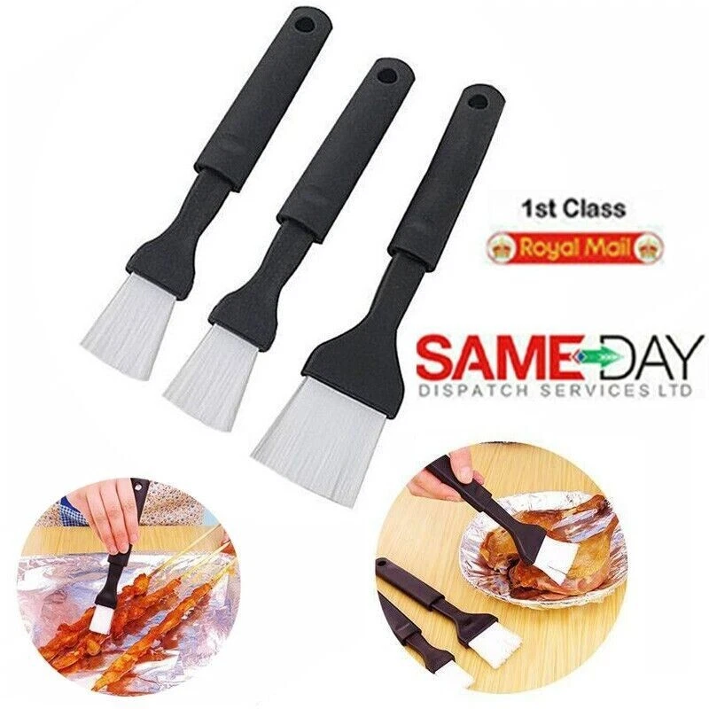 Basting Baking Pastry Brush Set Oil Glazing Cooking Butter BBQ Barbecue Brushes
Opens in a new windo