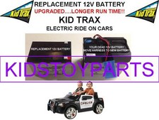 DODGE POLICE LONG LASTING REPLACEMENT KID TRAX 12 VOLT RECHARGE BATTERY