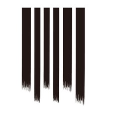 2X Black Temporary Tattoo Sticker Waterproof Lines Geometry Large Arm Shoulder