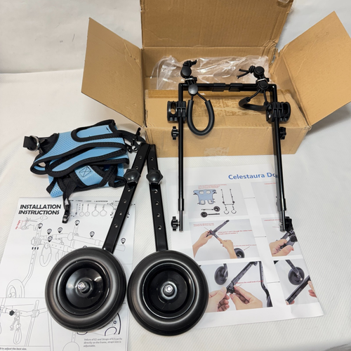 Adjustable Dog Wheelchair for Back Legs, Pet Legs Support Rehabilitation Train m - Picture 6 of 6