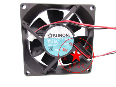 1PC   12V 2.0W KD1208PTB2-6 8025 8CM chassis power     #A6-34