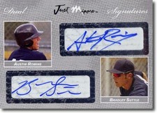 Austin Romine * Bradley Suttle * Autograph Rookie SILVER Auto #/25