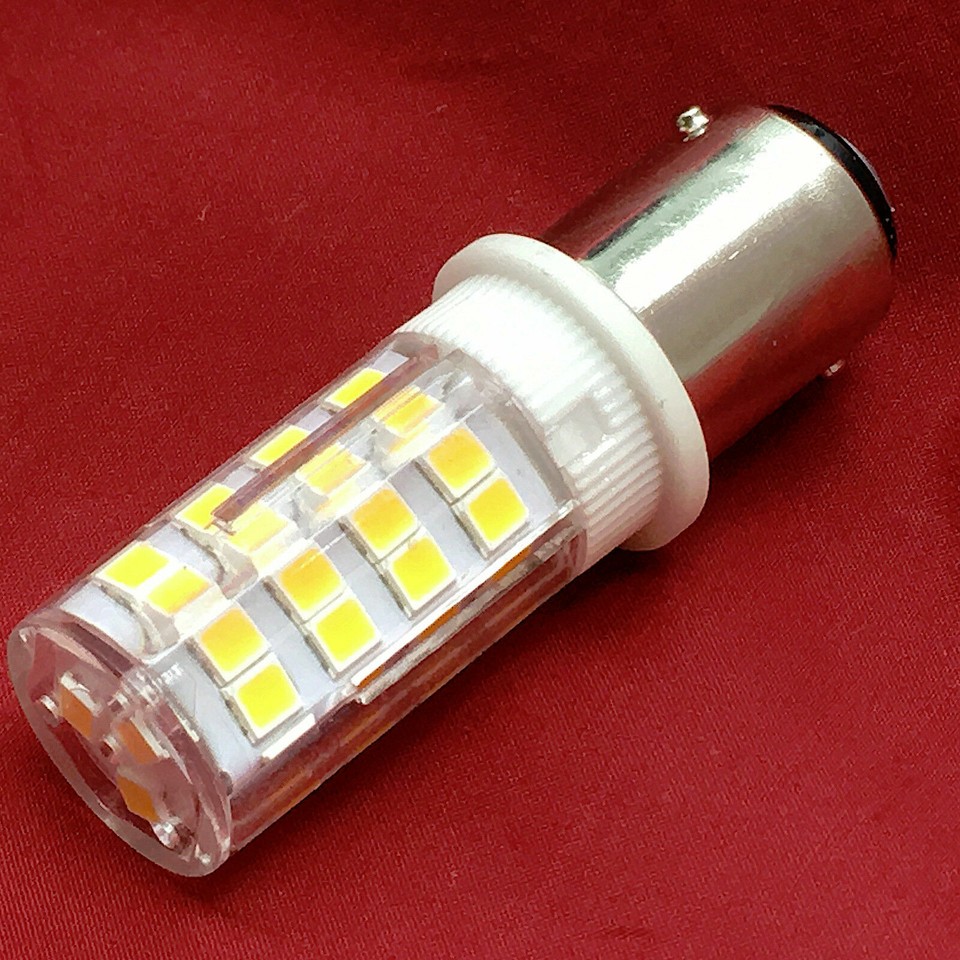 Sewing Machine Replacement LED Lamp Push In Light Bulb 5W BA15D Vintage ...