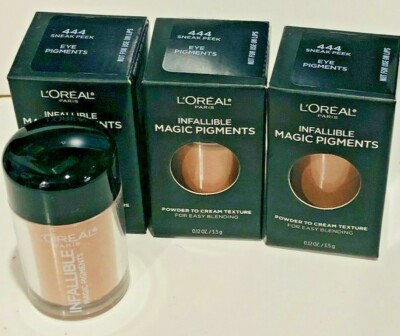 L Oréal Infallible Magic Pigments #444  SNEAK PEEK Loose Eye Shadow 3 EYESHADOWS