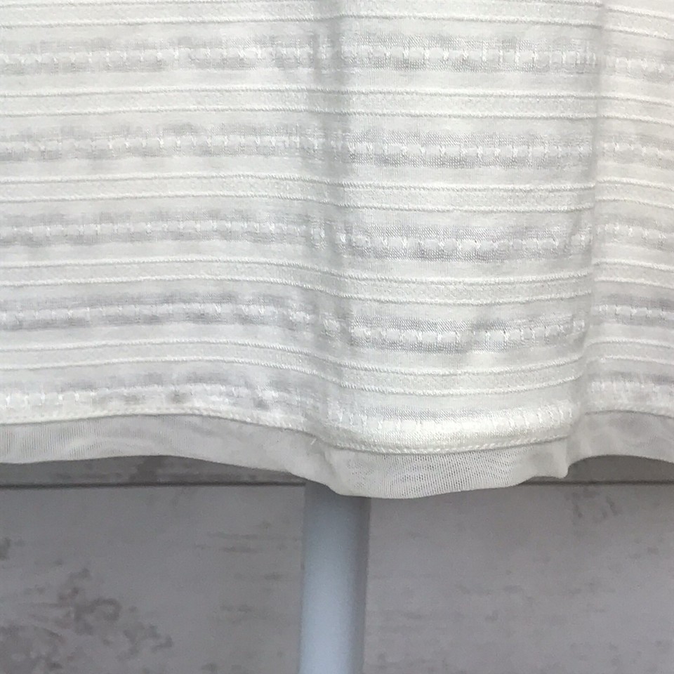 Lauren Ralph Lauren Womens Shirt Ivory size PL Short Sleeve Textured eBay