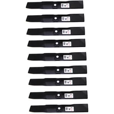 (9) 11491 Rotary Blades Compatible With John Deere GX21380, GY20679, GY20684