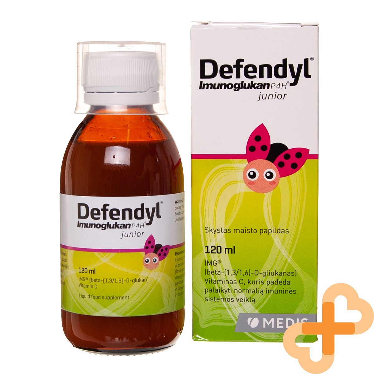 DEFENDYL Imunoglukan P4H Junior Kinder 120ml Drink Immunsystem Müdigkeit Zusatz