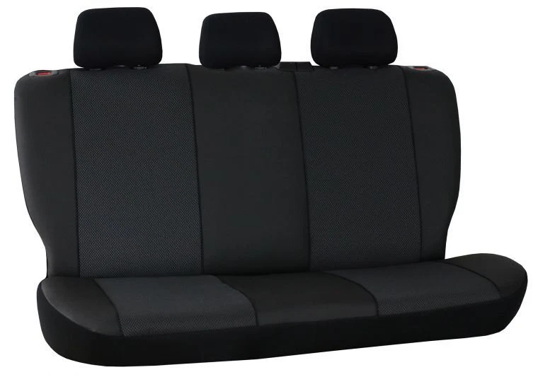 Fundas de asiento a medida de cuero ecológico + tela para PEUGEOT 301 2012 - 2017 Foto 3 de 4