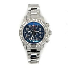Breitling Super Avenger II Automatic 48mm Steel Diamond Bezel Mens A1337153/BC28