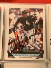 ROBERTO HERNANDEZ AUTOGRAPHED SIGNED 1993 TOPPS CARD WHITE SOX COA