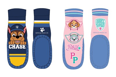Paw Patrol Hüttenschuhe Hausschuhe Hüttensocken Chase Skye 23/24 25/26 27/28