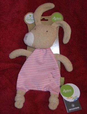 Sigikid Schmusetuch Hase rosa weiß gestreift 39106 NEU