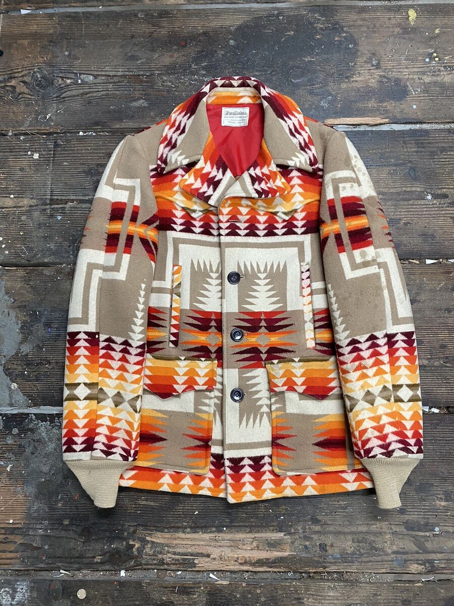 Vintage Pendleton Made In USA Wool Coat Jacket Chief Joseph Vintage Pendleton Made In USA Wool Coat Jacket Chief Joseph