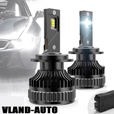 VLAND Super White High low beam Fit 2X D2S D2R D2H LED Headlight Bulbs 6000K/set