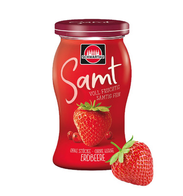 Schwartau Samt Erdbeere, 270 G