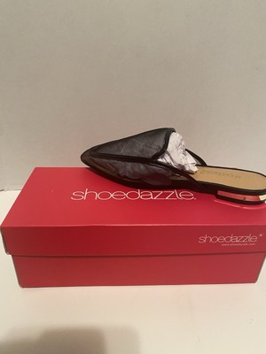 Womens Size 6.5 Flat Mess Gold Trim Heel Good For Out And About