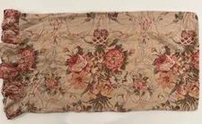 Ralph Lauren KING Pillowcases Guinevere Aragon Medieval Ruffled Floral Pink Rose