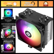 High-Performance CPU Cooler, 6 Heat Pipes, 12cm PWM Fan, ARGB Lighting, Intel Co