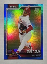 2026 Topps #40 Sonny Gray Blue Rainbow Foil #/150