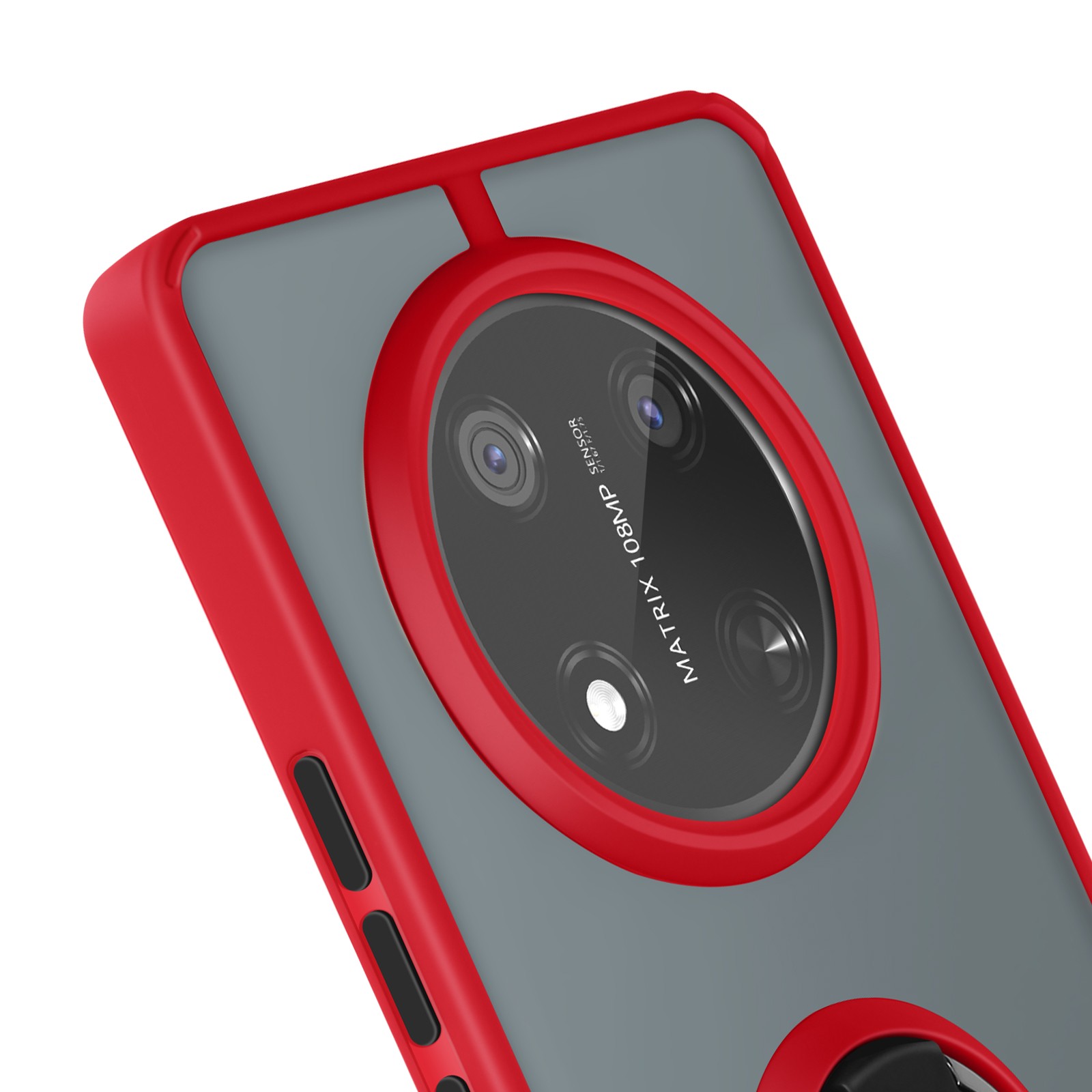 Étui Honor Magic 7 Lite Anti-Chute Rouge pour Éviter les Réparations d'Écran