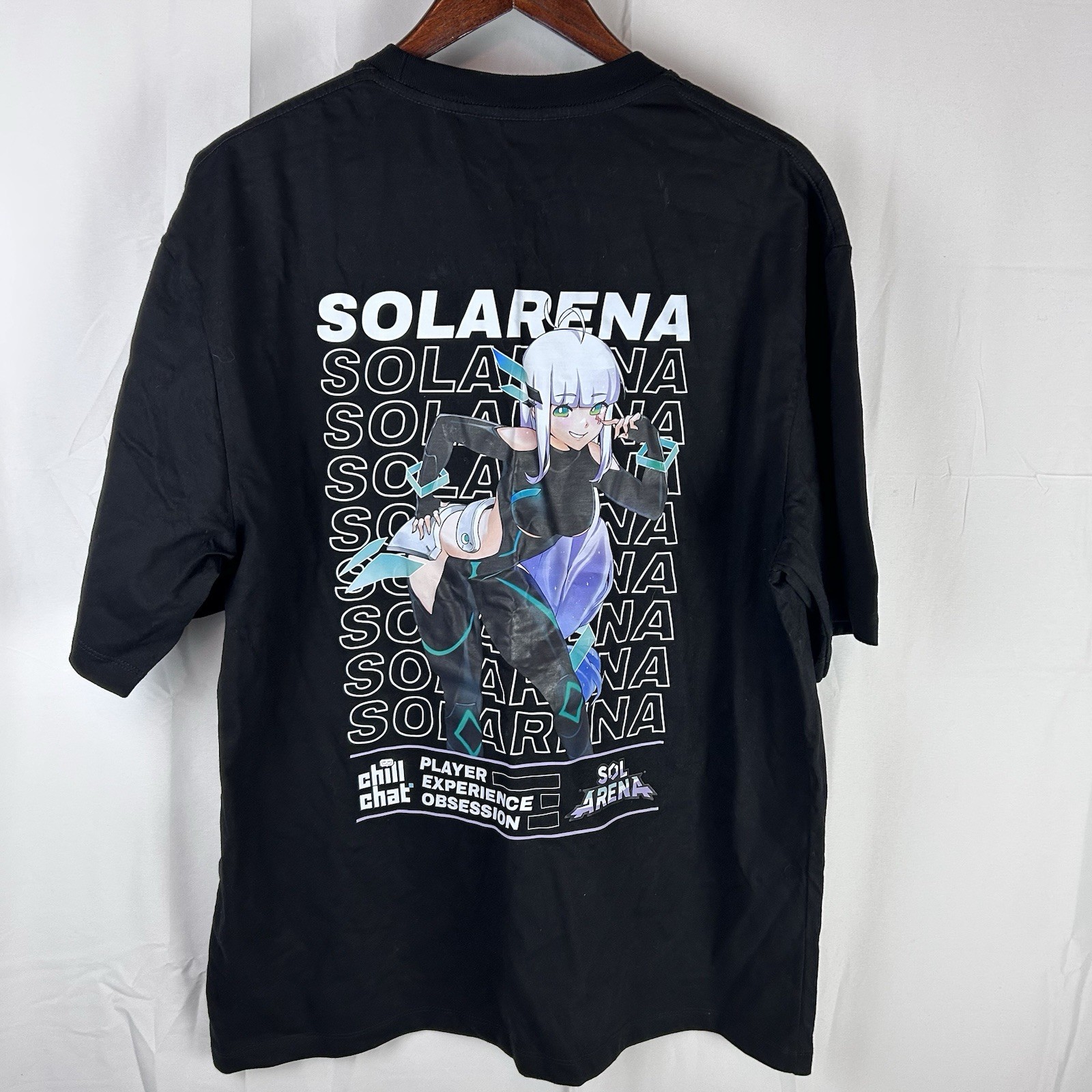 Camiseta Chill Chat SOL Arena Solana Edición Limitada Talla XL Gaming Royal