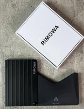 New Black RIMOWA Aluminum Card Holder
