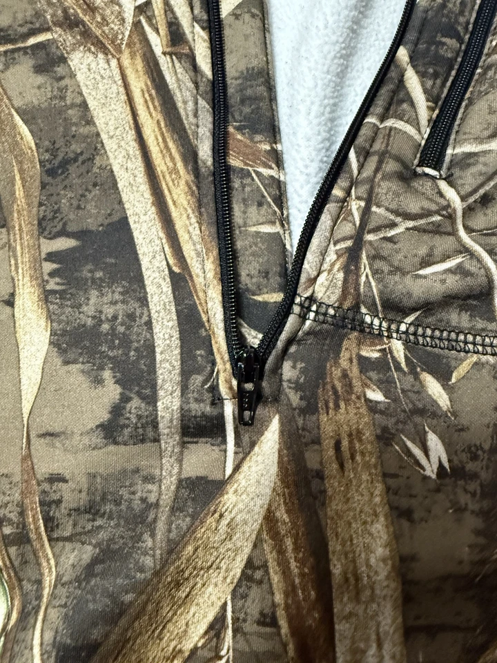 Men’s Size XL X-Large Drake Waterfowl Realtree Max-5 Pullover 1/4 Zip EST Camo - Image 3 of 4