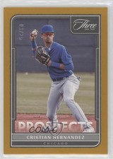 2022 Panini Three and Two Prospects Gold /25 Cristian Hernandez #P-35 0c6