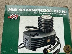 Mini Air Compressor 250 PSI 12V Car Auto  Portable Pump Ball Tire Inflator