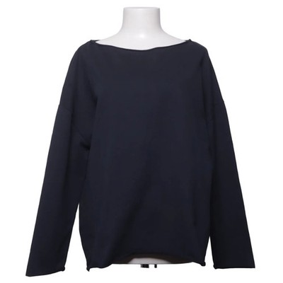 Totum, Langarmshirt, Größe: XXL, Blau, Baumwolle/Elasthan, Einfarbig, Damen #lGE