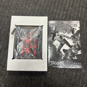 Wolfenstein 3D Atari Jaguar Atari Shooter 1994 Manual CIB With Shrink Wrap NICE