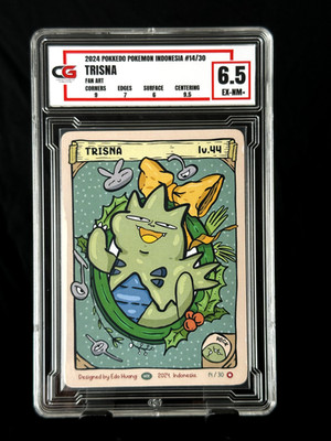 Tyranitar CG 6.5 Pokkedo Trisna CGC PSA Pokemon Fanart Non TCG 2024