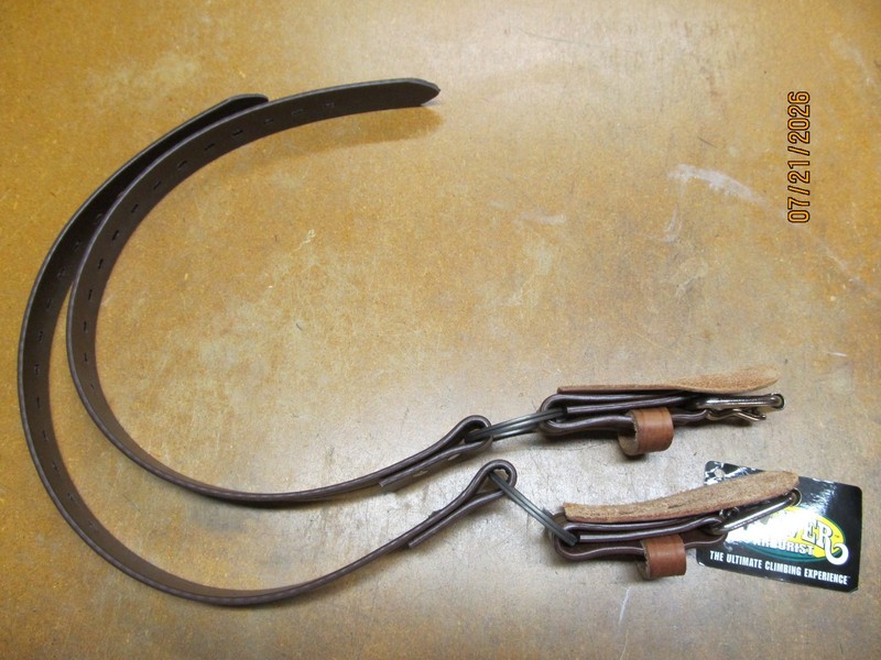 Pair NOS Weaver Arborist pole tree climber split-ring ankle straps