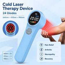 Rechargeable Laser Therapy Device 1760mW for Muscle Joint Tendon Pain Relief