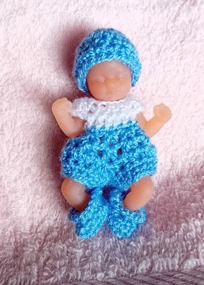 Strampler Set Outfit für Silikon Zuru 5 Surprise My Mini Baby Puppe /Ooak von Sian