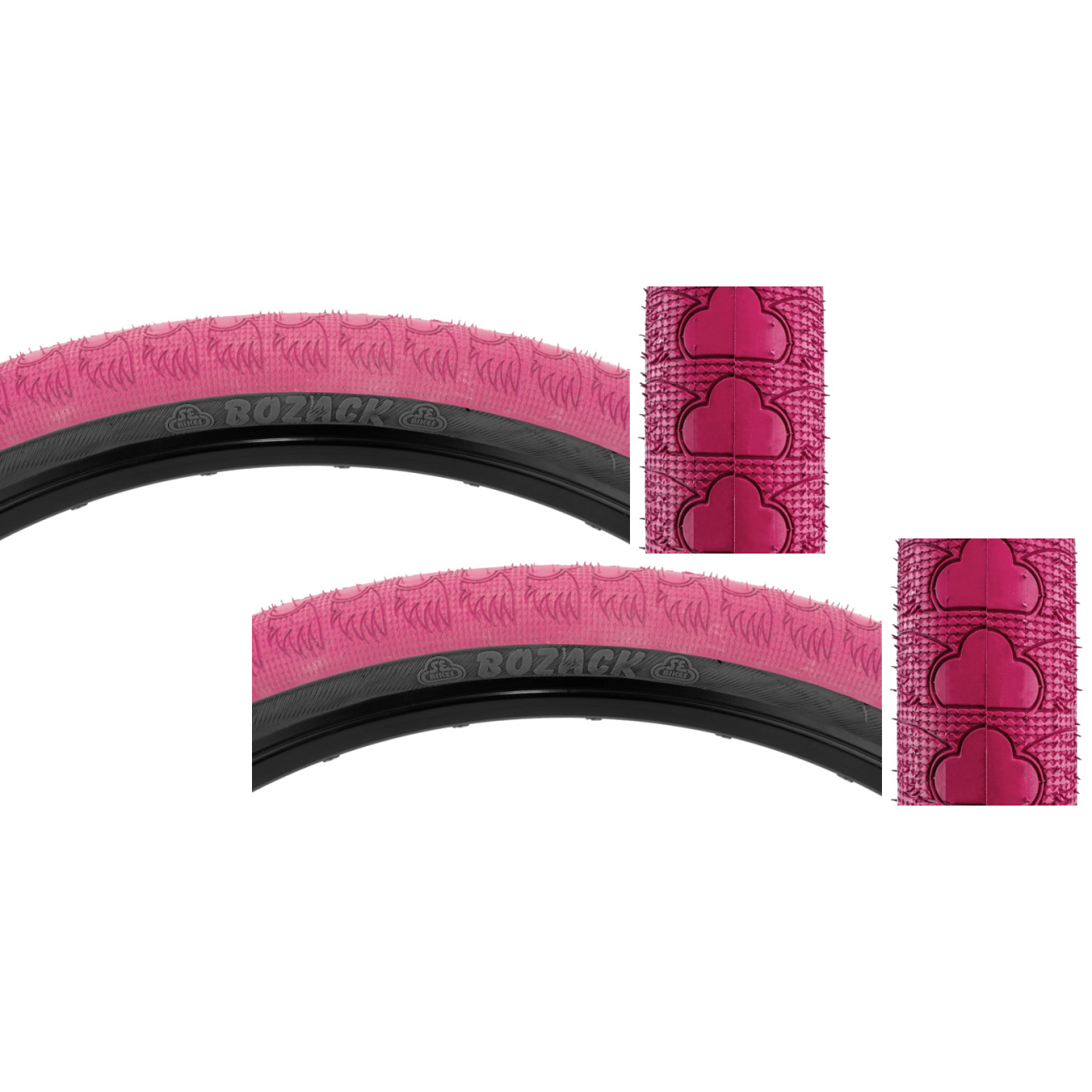 Bozack 29 X 2.4 Tpi 27 Clincher Wire Pk/black Reflective