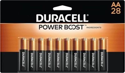 Duracell Coppertop AA Batteries with Long Lasting Power Boost - 28 Count Pack