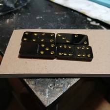 Handmade 28 peice domino set