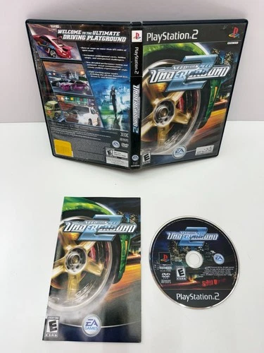 Need for Speed Underground 2 PS2 PlayStation 2 Complete CIB Black Label