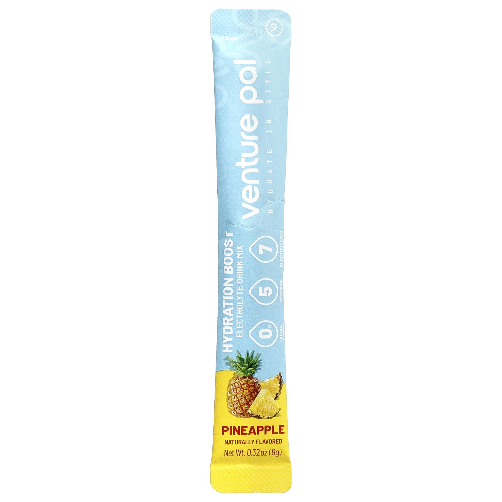 Hydration Boost, Electrolyte Drink Mix, Pineapple, 16 Stick Packs, 0.32 oz (9 g)