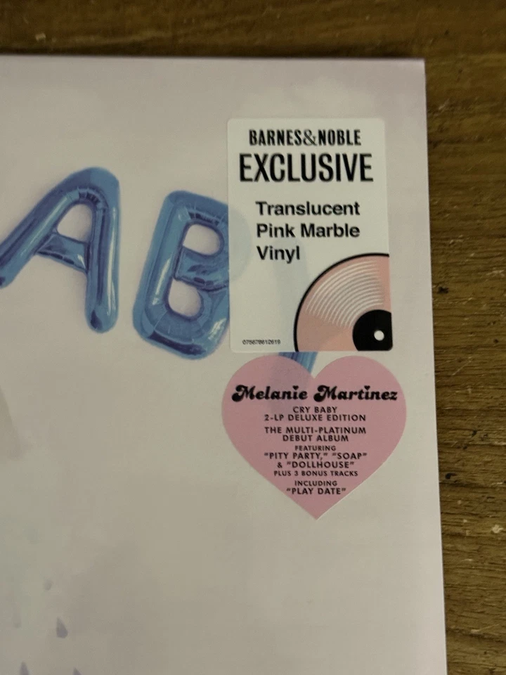 Melanie Martinez Cry Baby Vinyl Pink Barnes And Noble Colour Exclusive In Hand - Image 4 of 4