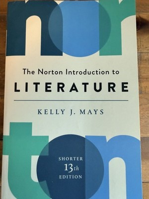 The Norton Introduction to Literature: Shorter Edition - paperback Mays, Kel...