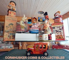 1950'S MARX OLD JALOPY FRICTION CAR WITH DRIVER   WORKING  VIDEO  NEAR MINT