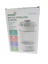 Grownsy Bottle Sterilizer and Dryer Model LS-BE916, Compact Electric Steam Baby