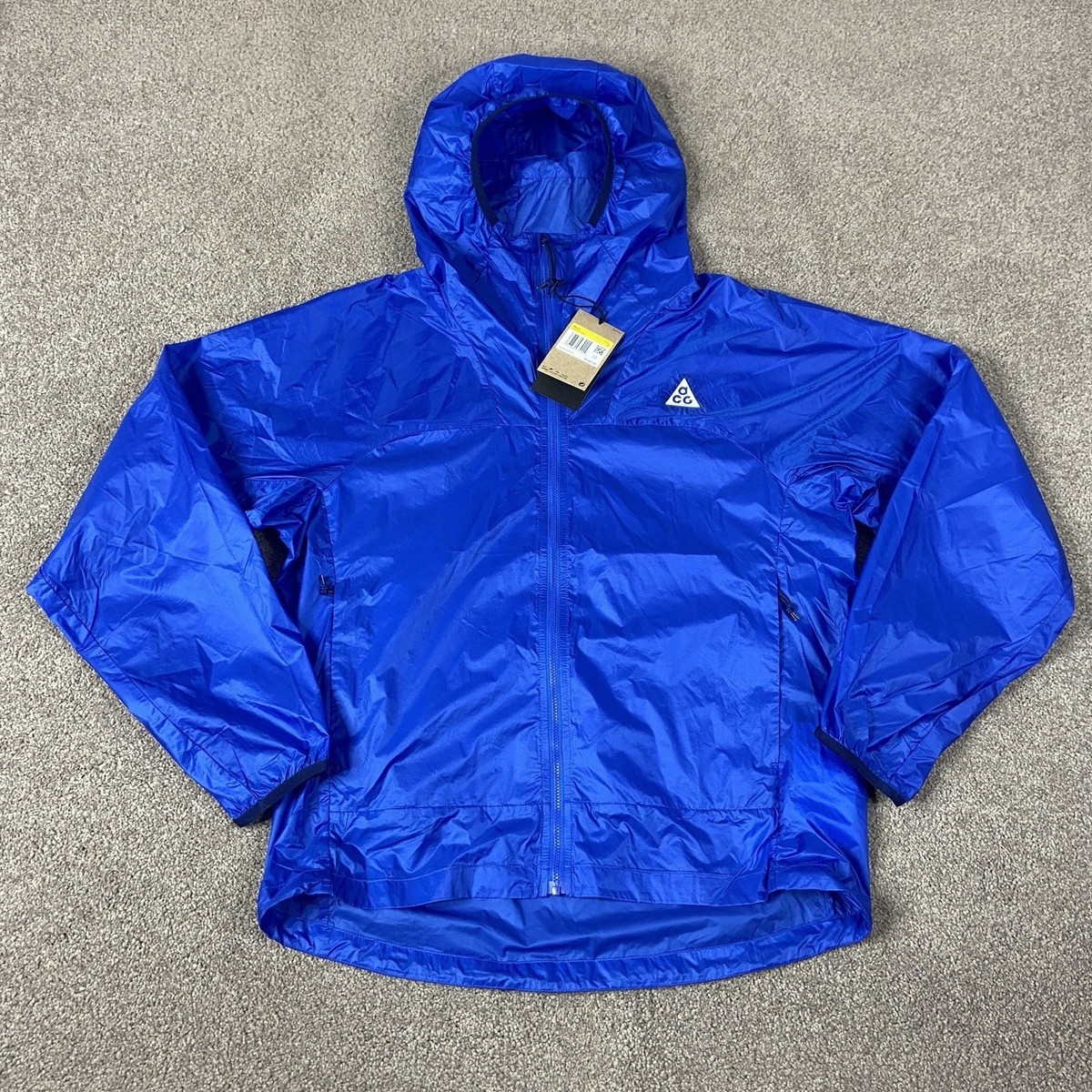 Nike ACG Cinder Cone Windproof Jacket Mens Small Blue DB0978-480
